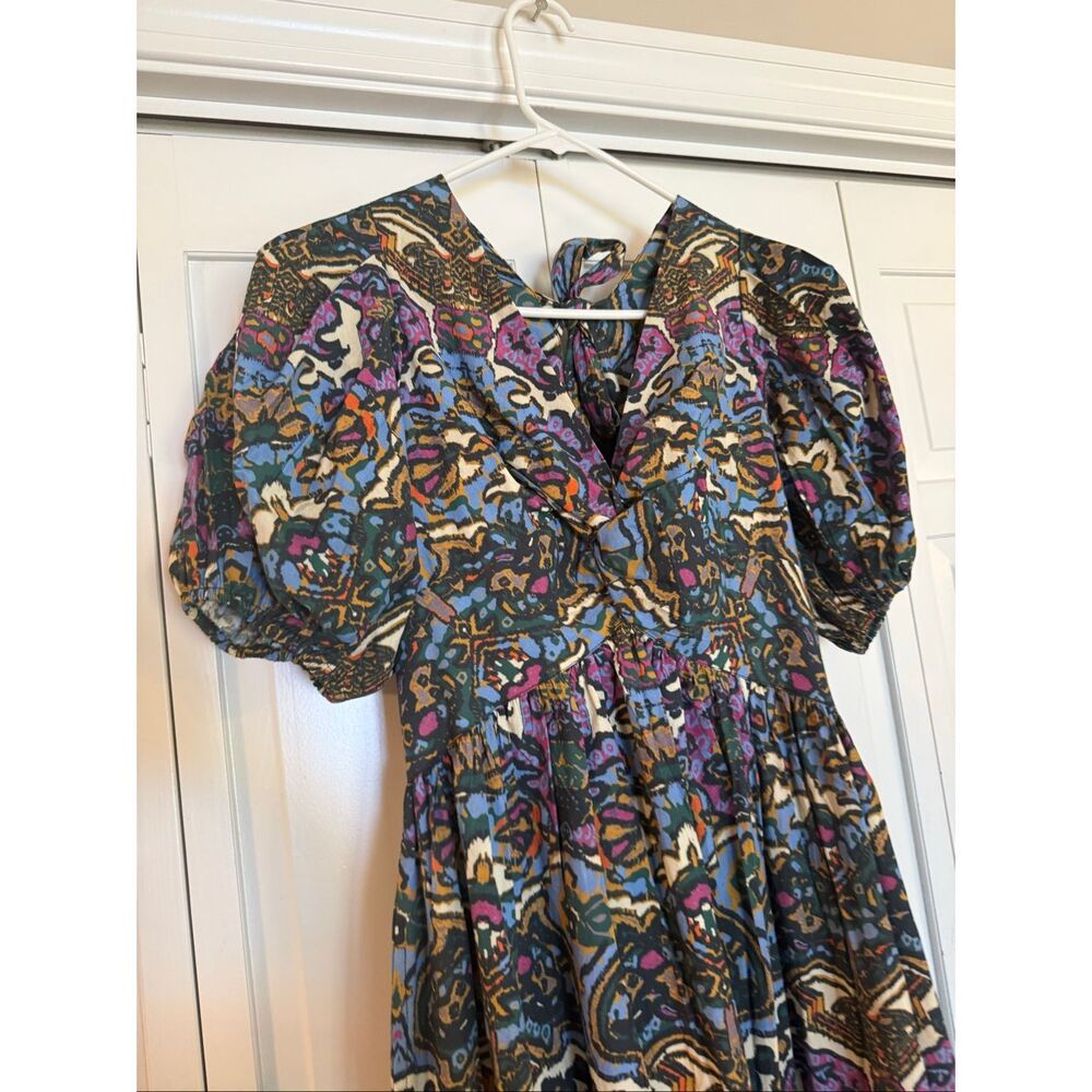 Cleobella NWT evita mosaic ikat maxi dress medium - Picture 4 of 13